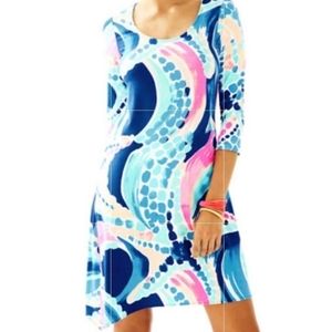 Lilly Pulitzer Ariana Asymmetrical Hem Dress Small